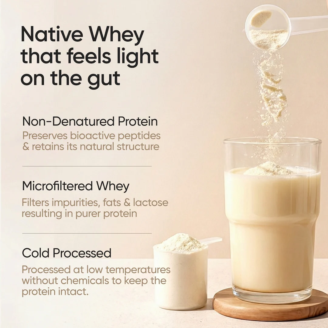 Whey Protein Isolate 26g | 1kg | 4B CFU Probiotics | Bourbon Vanilla - Image 4